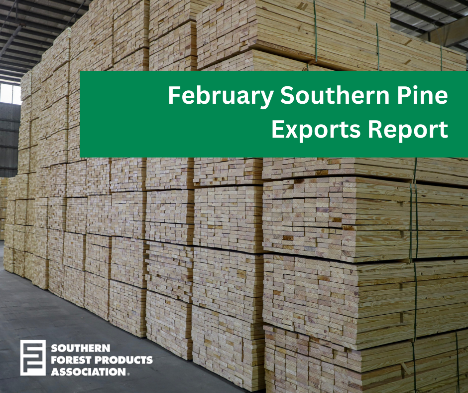February 2023 Southern Pine Exports