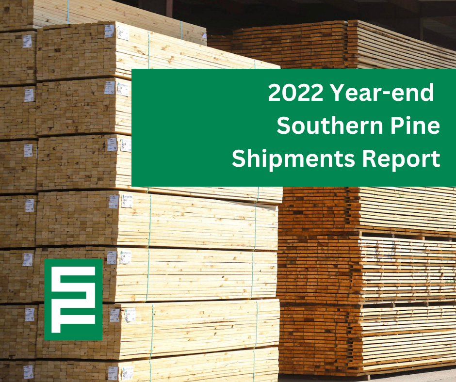 2022 Southern Pine Lumber Shipments